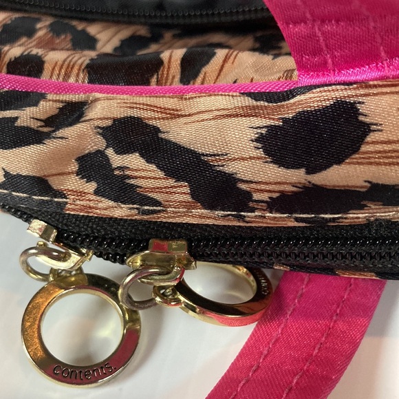 CHEETAH LEOPARD Cosmetic Makeup Travel Bag Pouch Set of 2 - Picture 6 of 10